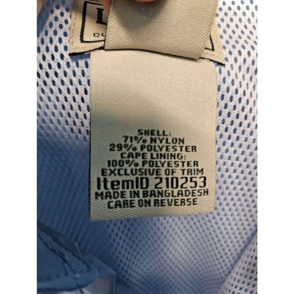 L.L. Bean Blue Performance Vented Fishing Shirt size Large - Picture 6 of 10